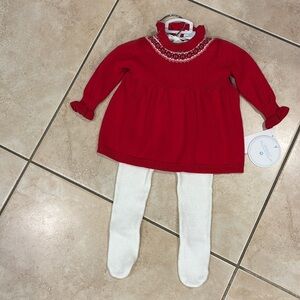 Brand🆕🥰😍🥰 EDGEHILL COLLECTION sweater - tights set